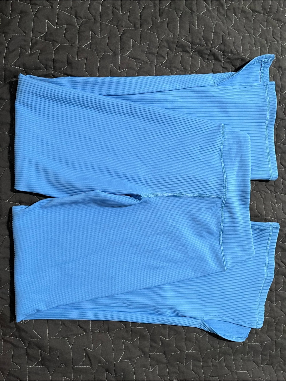 Yogalicious Bright Blue Ribbed Kids Leggings